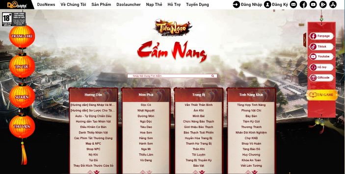 Tiếu Ngạo Giang Hồ Game PC - Cẩm Nang